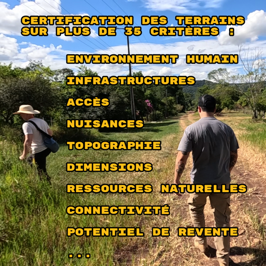 Accompagnement à l'achat d'un terrain au Paraguay