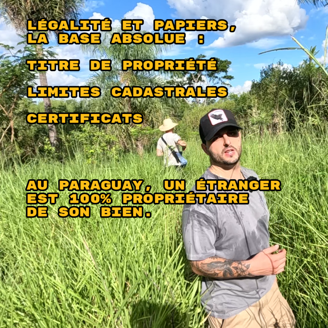 Accompagnement à l'achat d'un terrain au Paraguay
