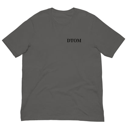 T-shirt imprimé arrière Gadsden flag et avant DTOM (Don't Tread on Me)