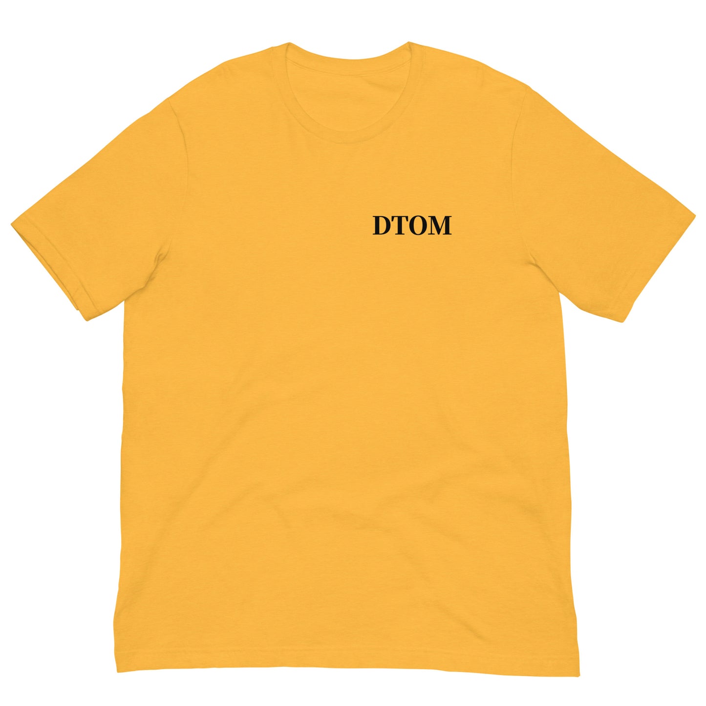 T-shirt imprimé arrière Gadsden flag et avant DTOM (Don't Tread on Me)