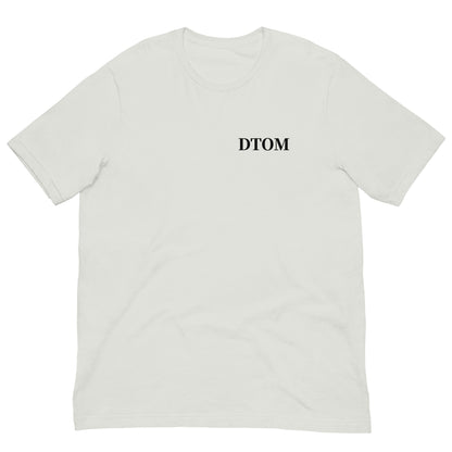 T-shirt imprimé arrière Gadsden flag et avant DTOM (Don't Tread on Me)