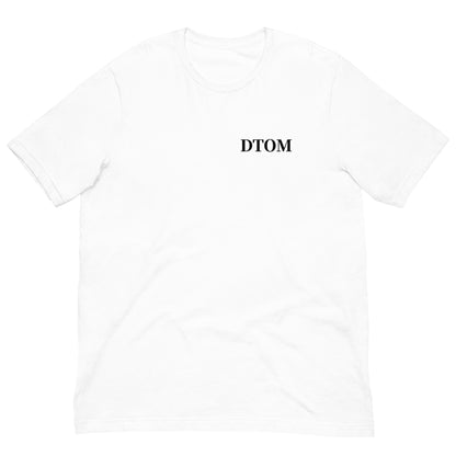T-shirt imprimé arrière Gadsden flag et avant DTOM (Don't Tread on Me)